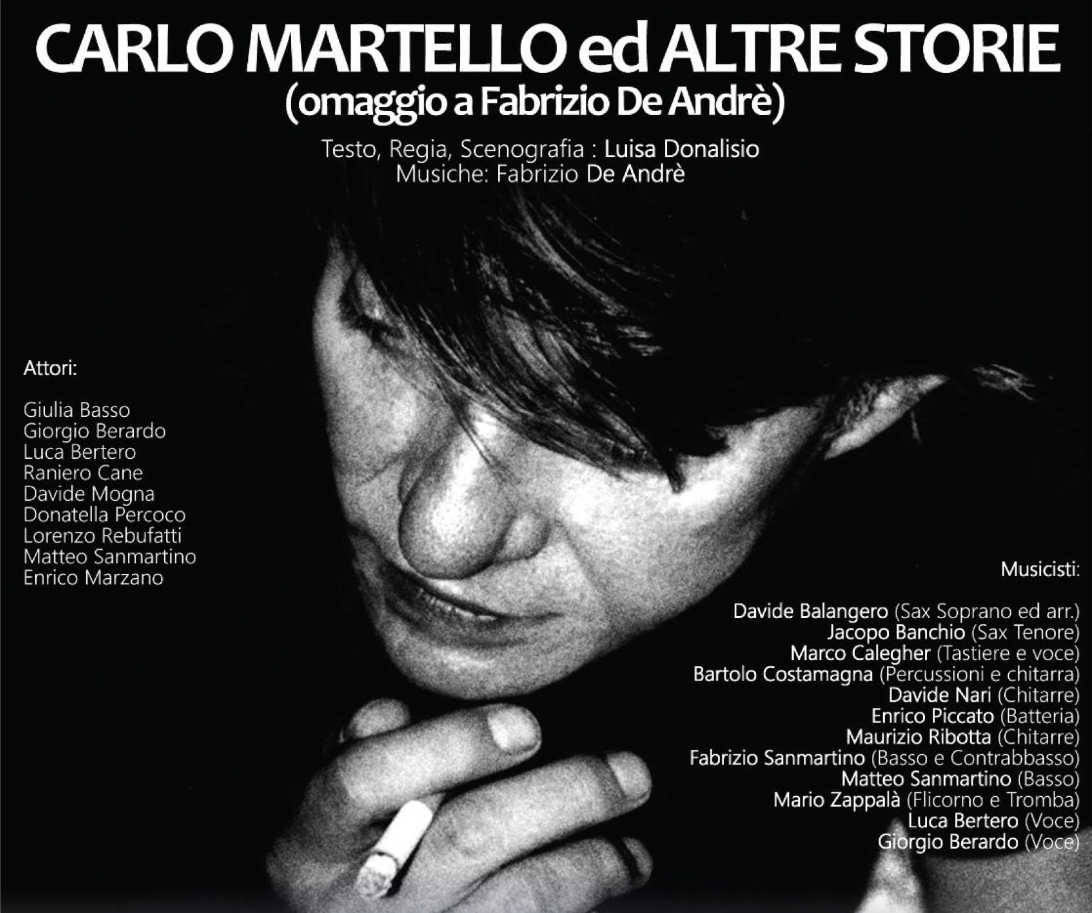 Carlo Martello e altre storie, l&rsquo;omaggio a Fabrizio De Andr&egrave; in scena sotto le stelle a Villa Belvedere di Saluzzo