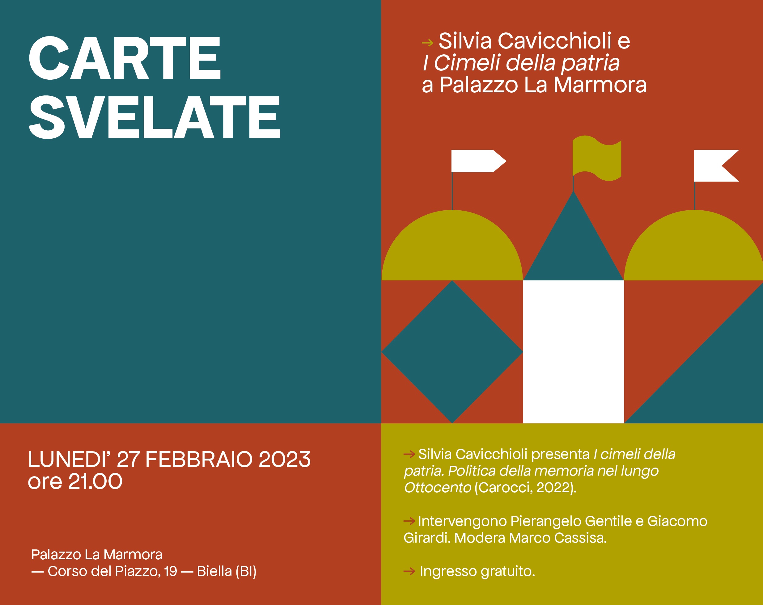 Carte Svelate: a Palazzo La Marmora Silvia Cavicchioli e i &ldquo;cimeli della patria&rdquo;