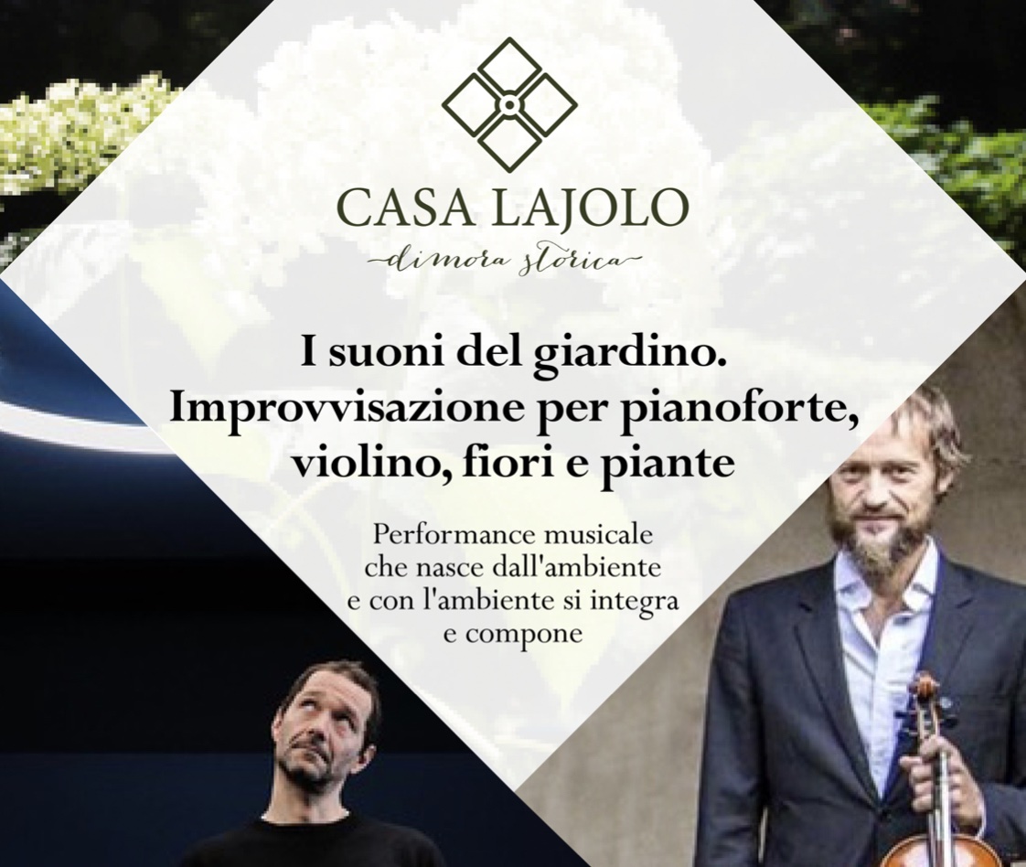 I suoni del giardino. Improvvisazione per pianoforte, violino, fiori e piante.