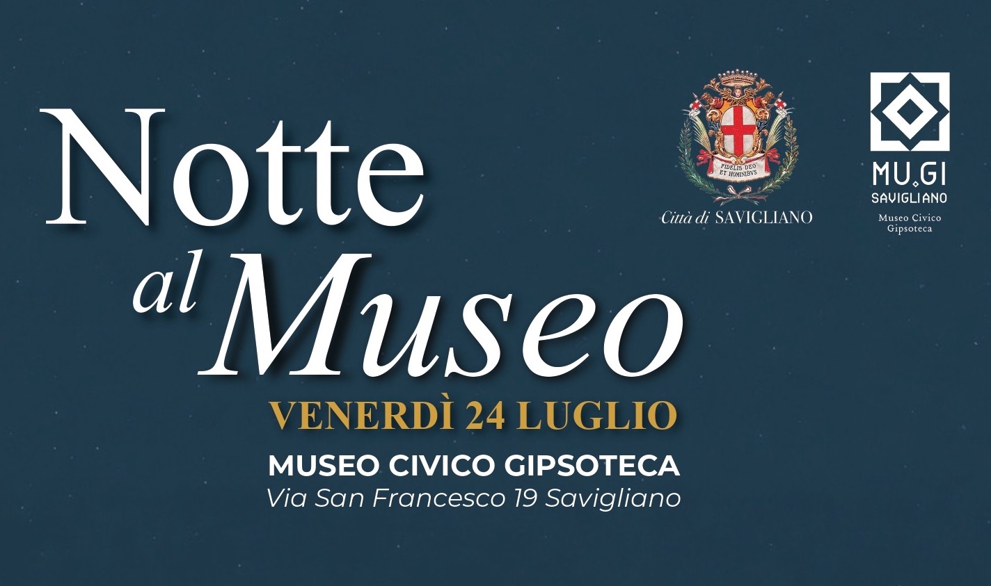 Notte al Museo Civico Gipsoteca di Savigliano